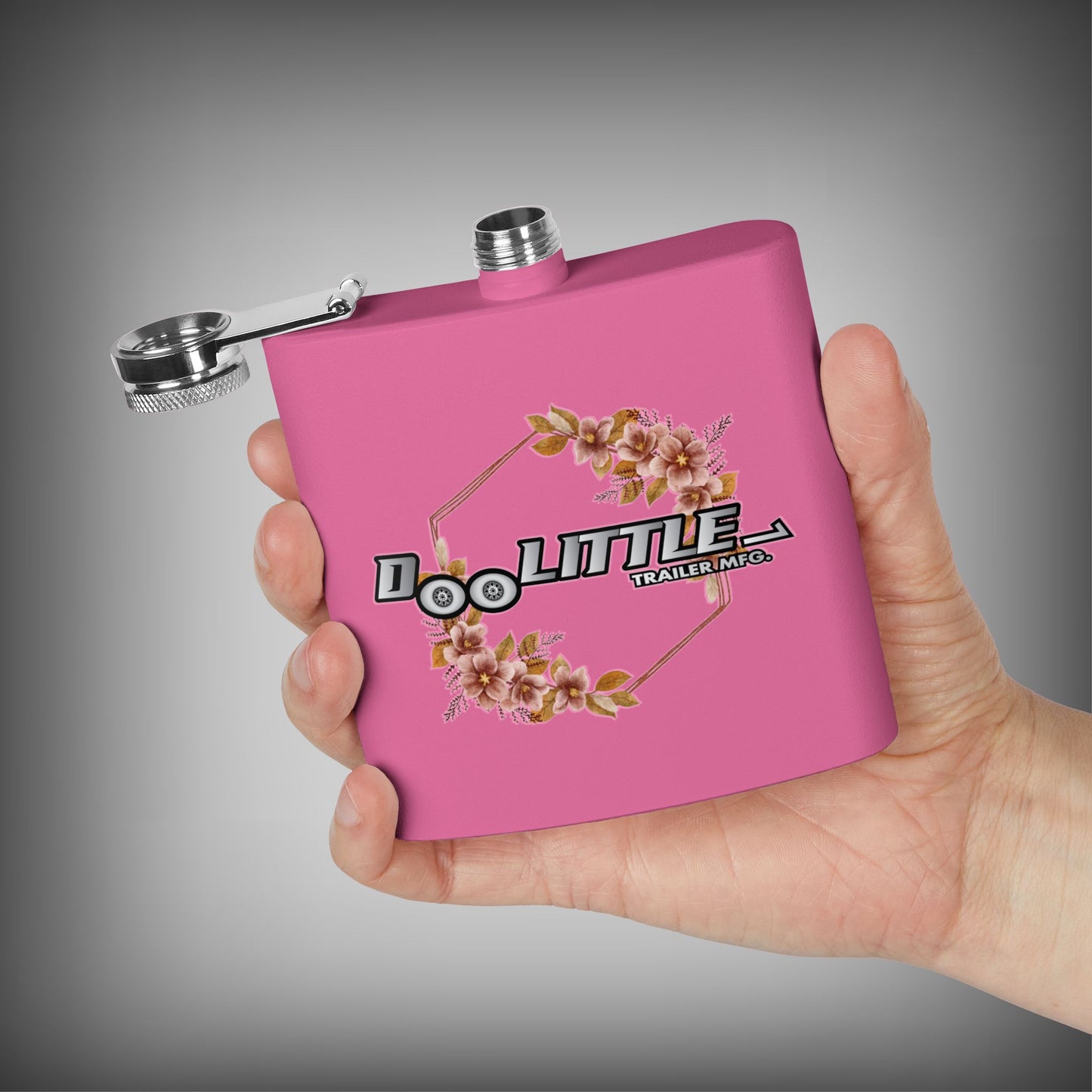 hot pink doolittle trailer flask,