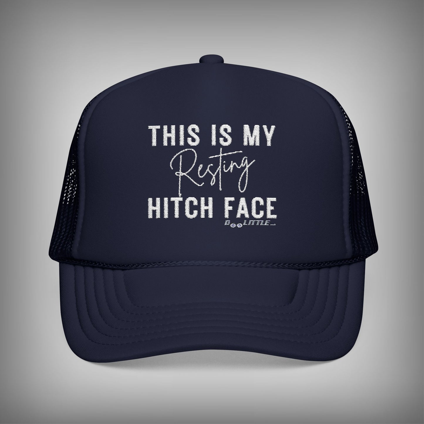 Navy This is my resting hitch face hat
