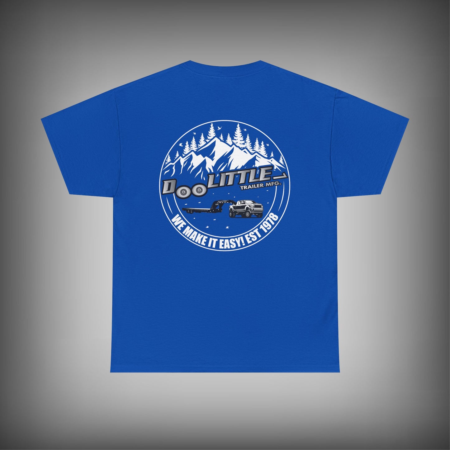 Blue Mountain graphic tshirt with Deckover