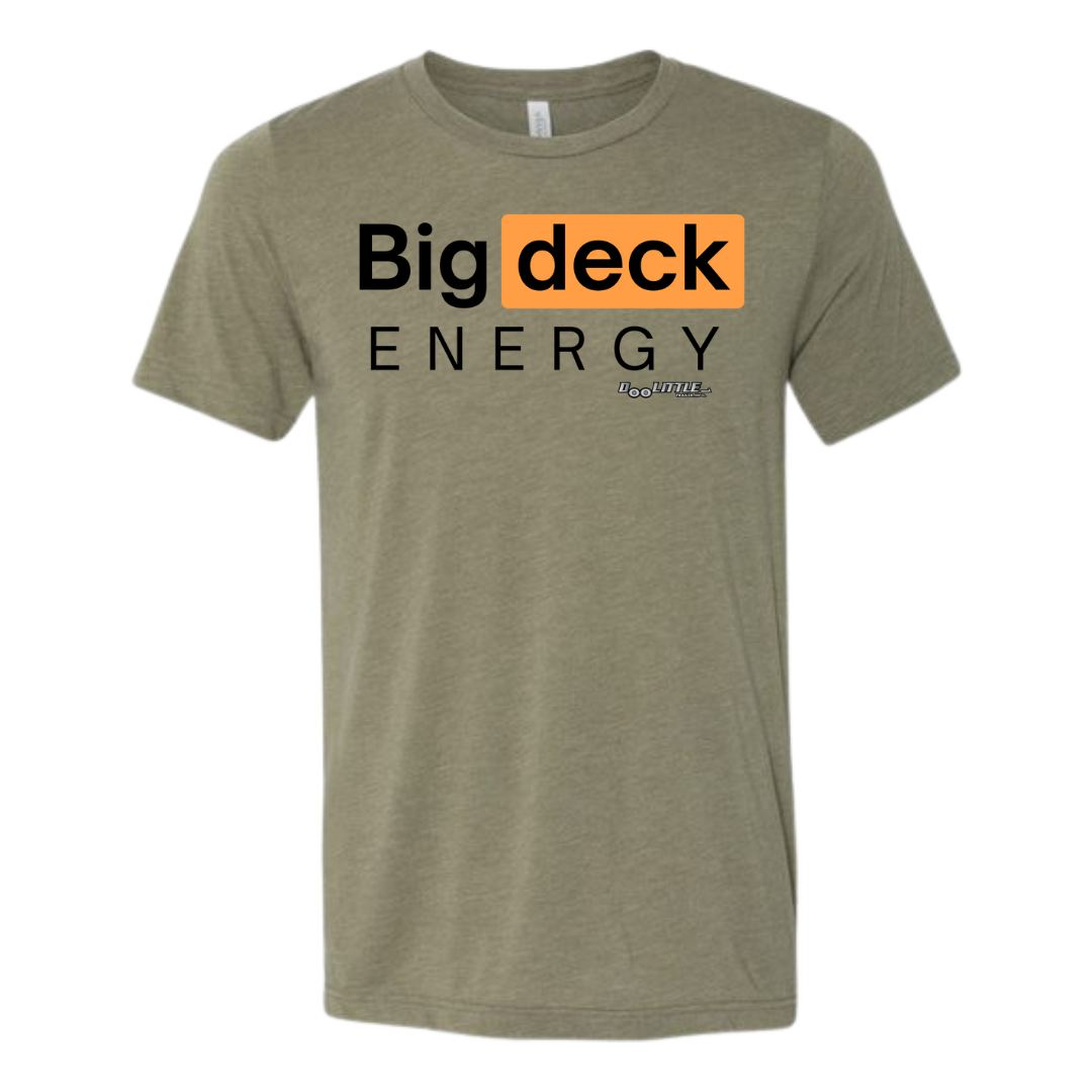 Green big deck energy short sleeve shirt
