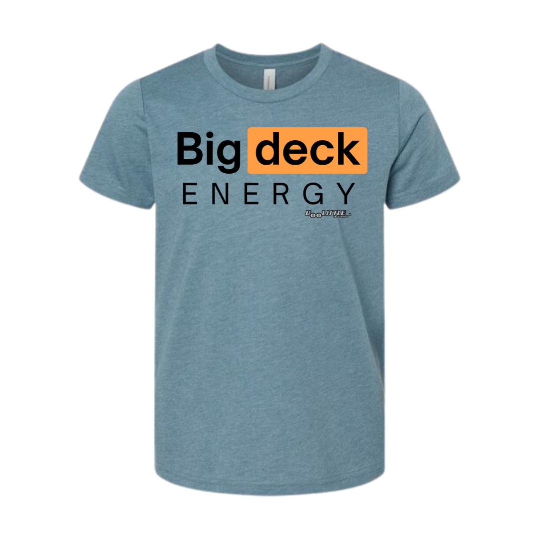 Blue big deck energy short sleeve shirt