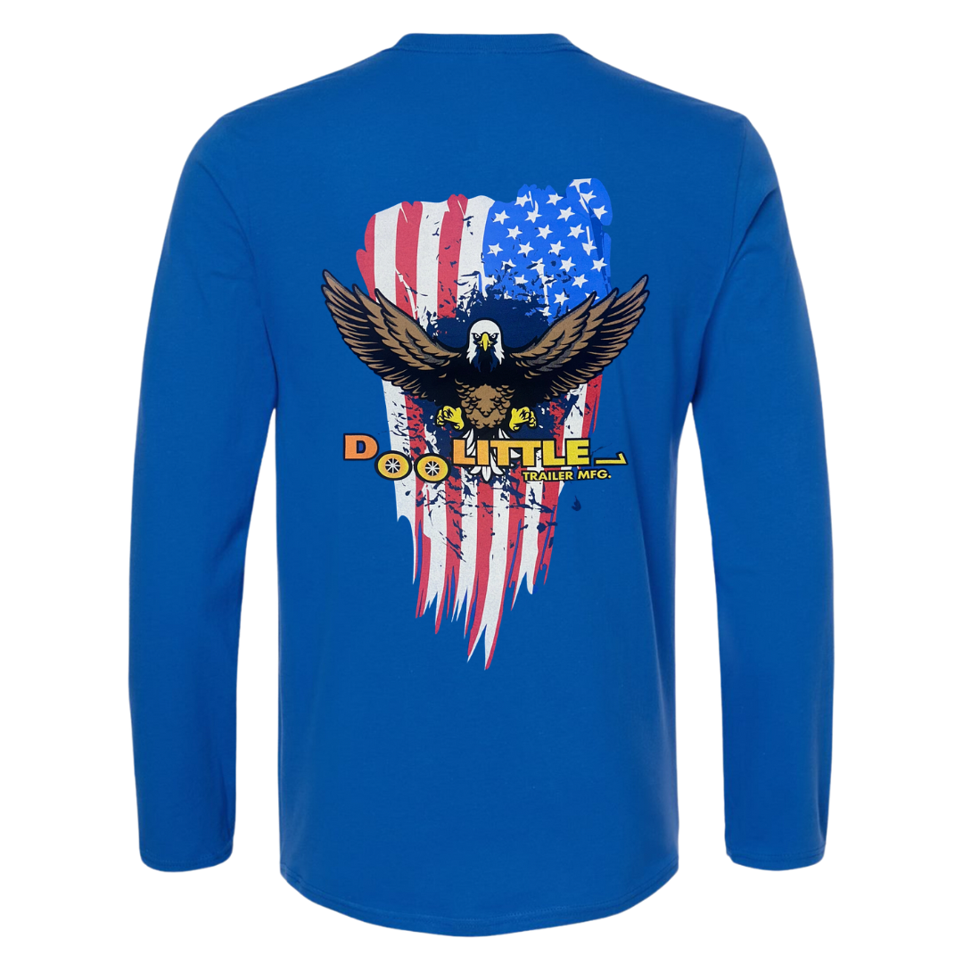 Back of shirt with long sleeve American eagle