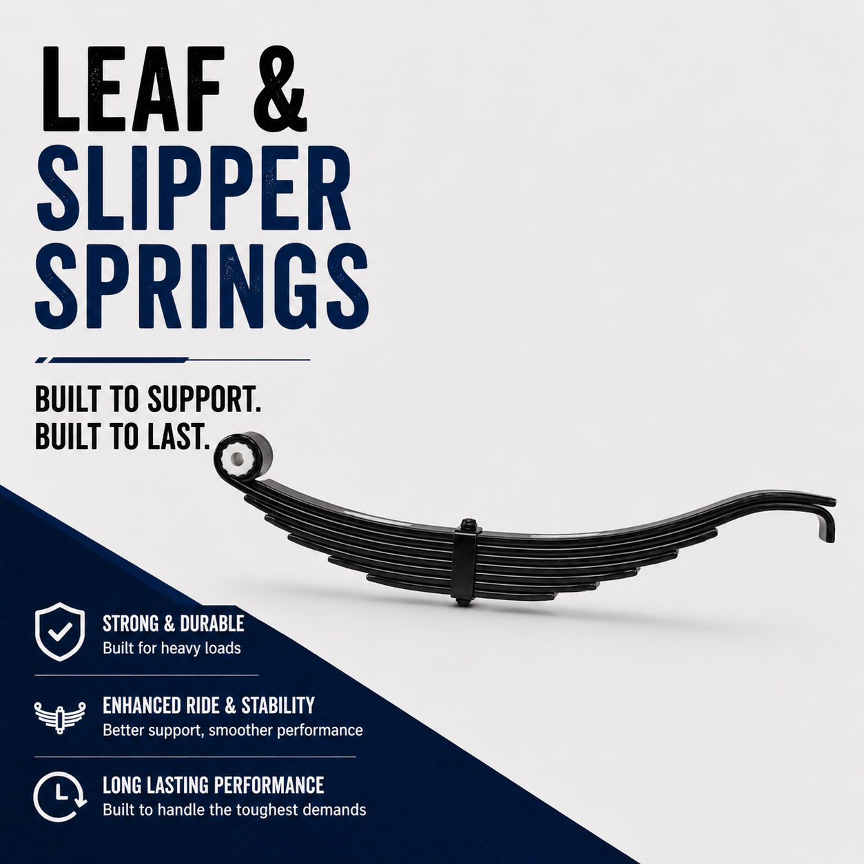 Shop Replacement leaf Springs and Slippers springs for axle trailers