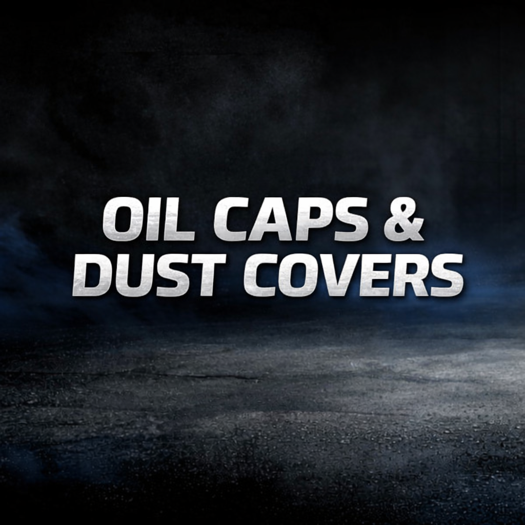 Oil caps and dust covers for trailers
