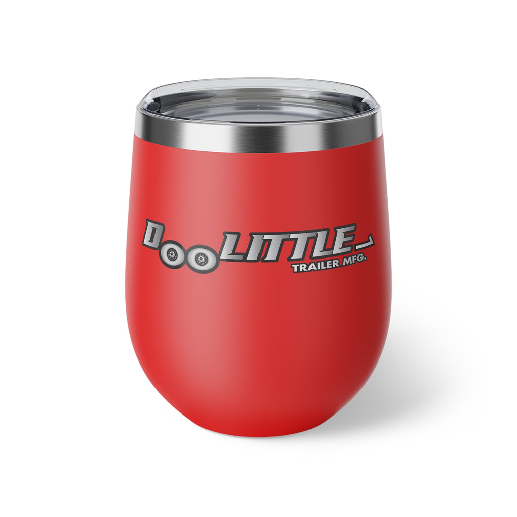 Red 12 oz Doolittle trailer wine Tumbler