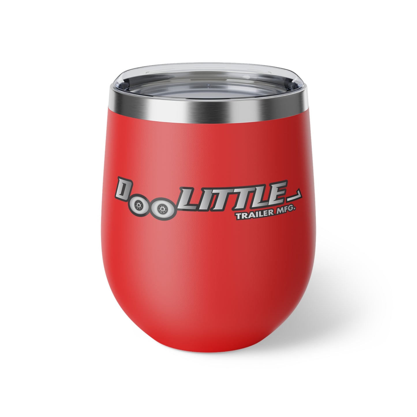 Red 12 oz Doolittle trailer wine Tumbler