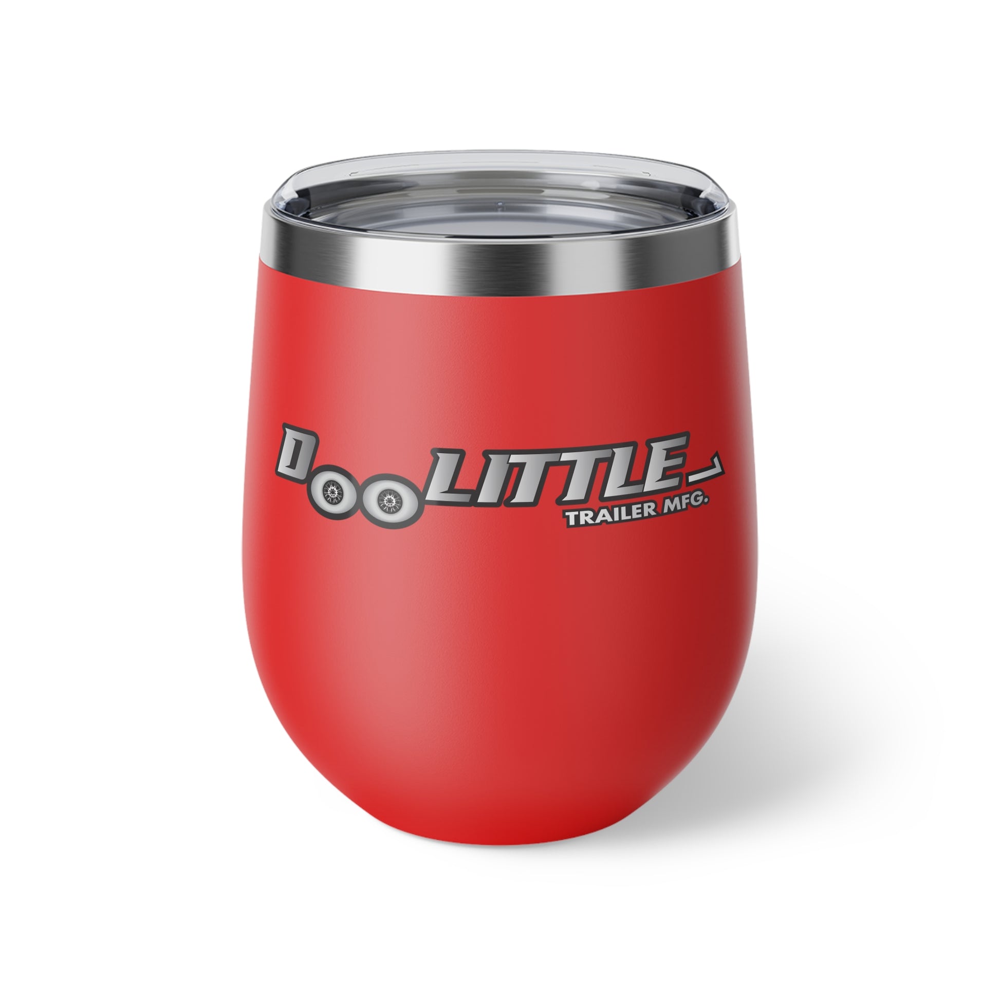 Red 12 oz Doolittle trailer wine Tumbler