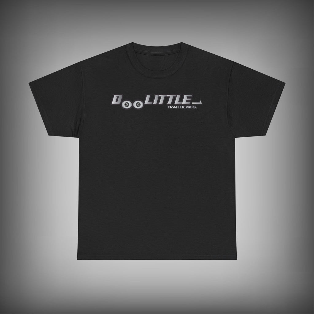 Black t-shirt with doolittle trailers
