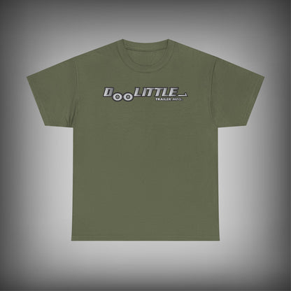 army green Doolittle trailers logo shirt.