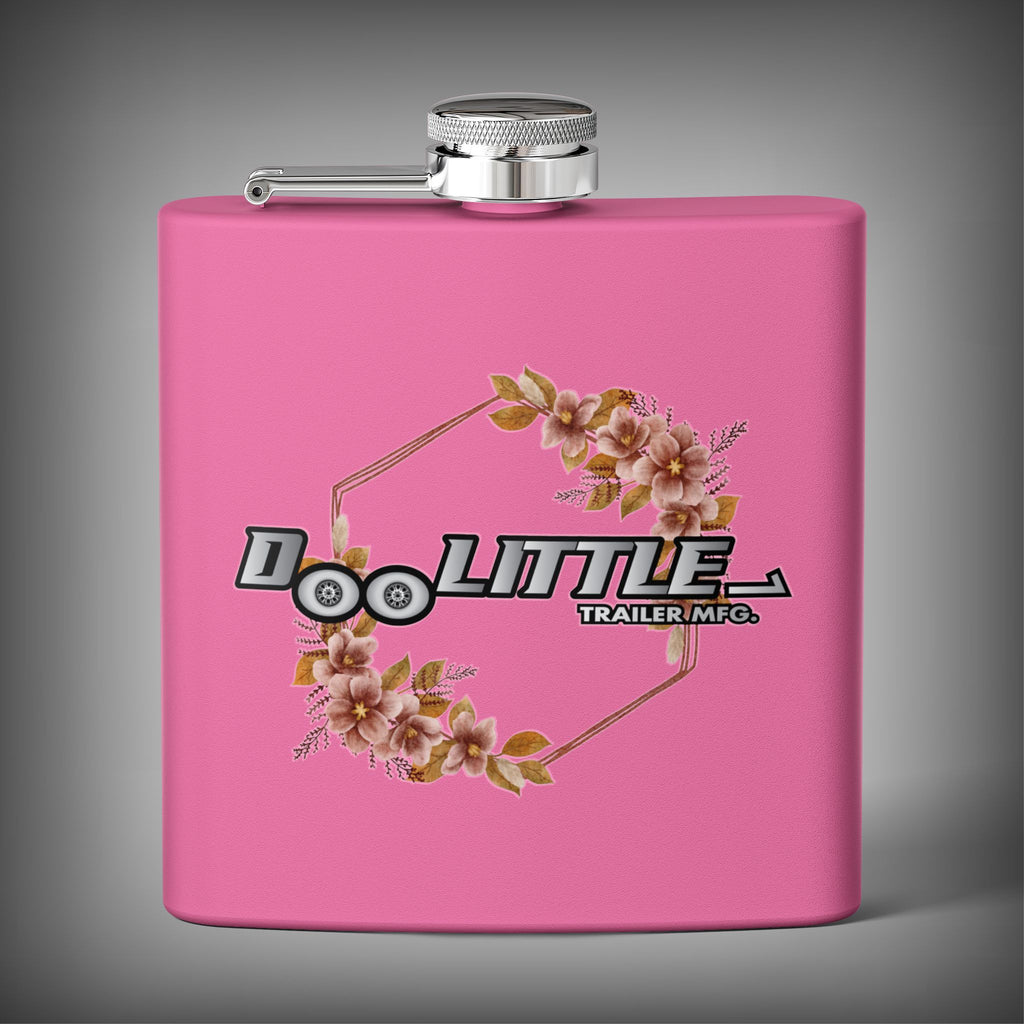 Hot pink floral flaskl doolittle trailer