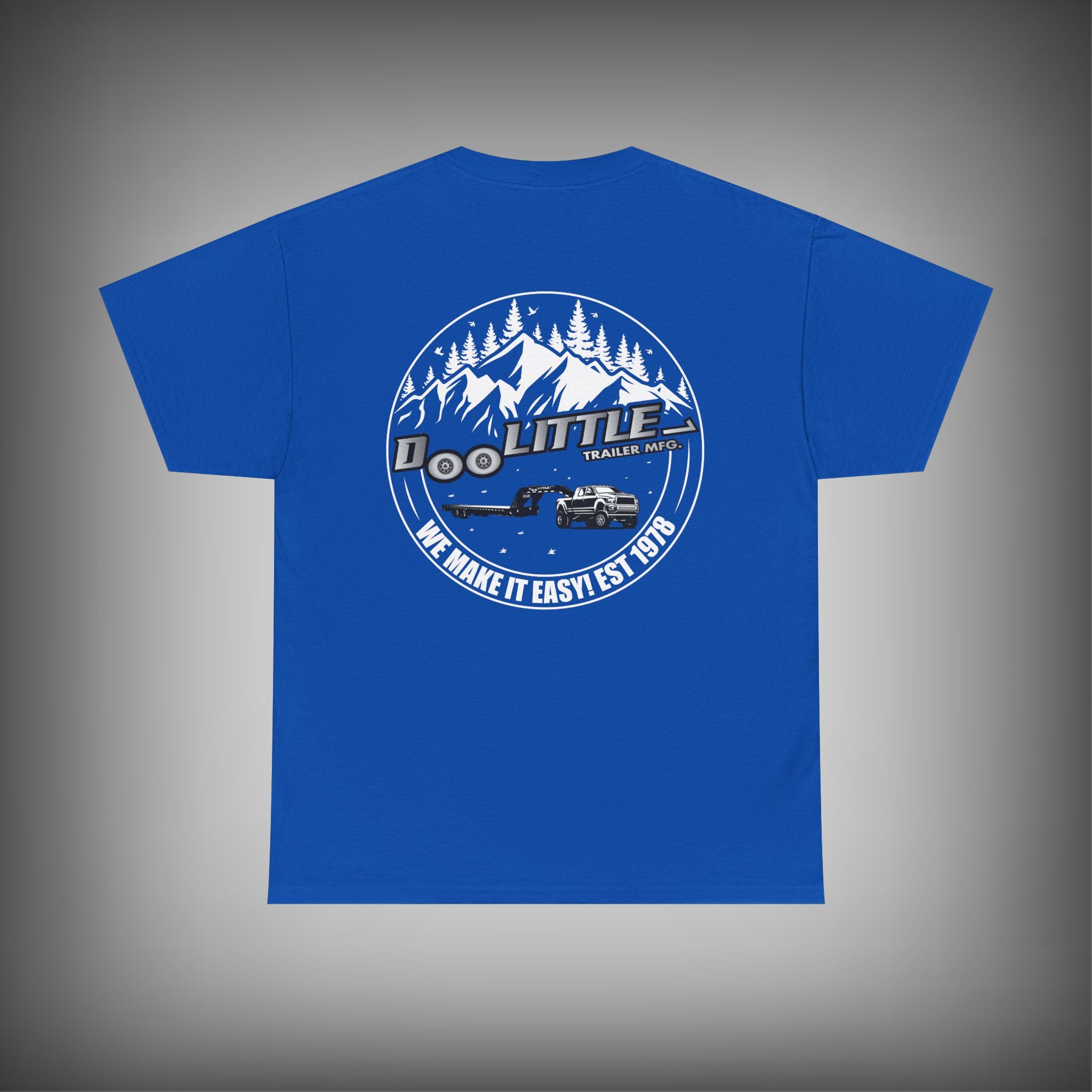 Blue Mountain graphic tshirt with Deckover