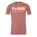 Mauve big deck energy short sleeve shirt 