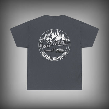 Gray deckover trailer shirt.
