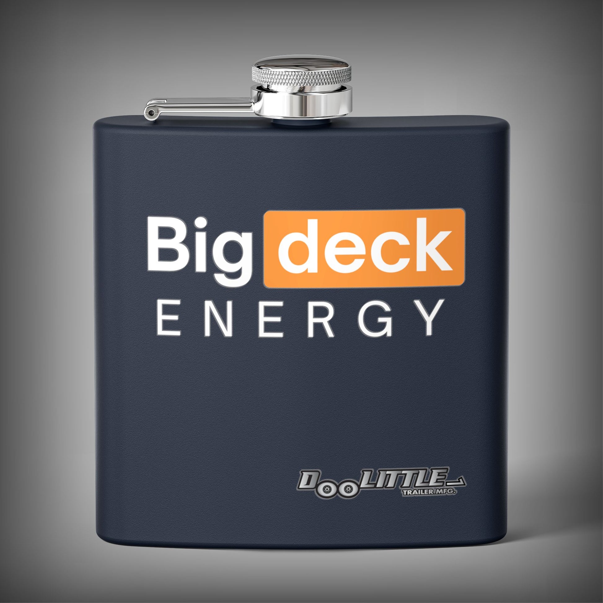 navy blue big deck energy flask