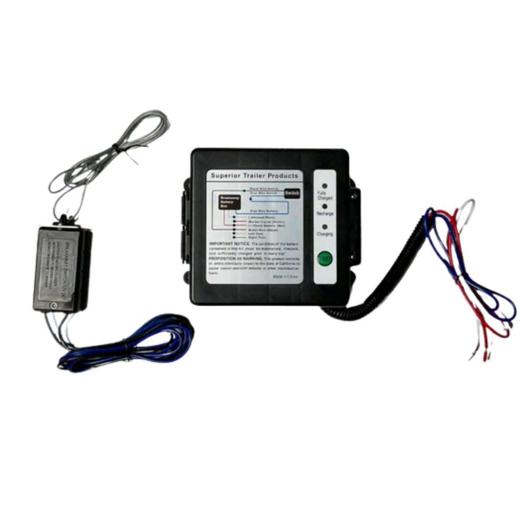 Superiour trailer products break away kit side load with led