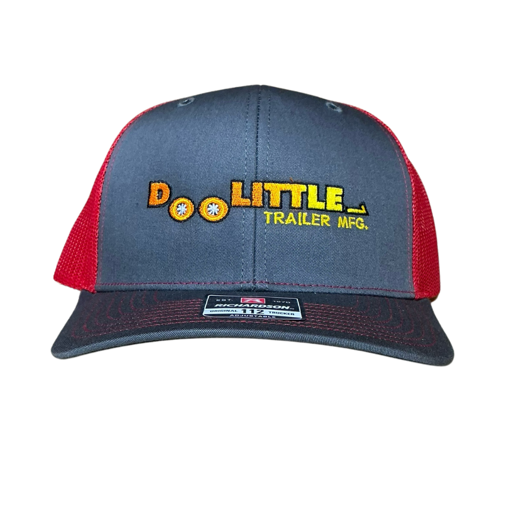 Gray and red vintage Doolittle Richardson 112 hat