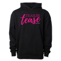 Trailer tease black and hot pink hoodie