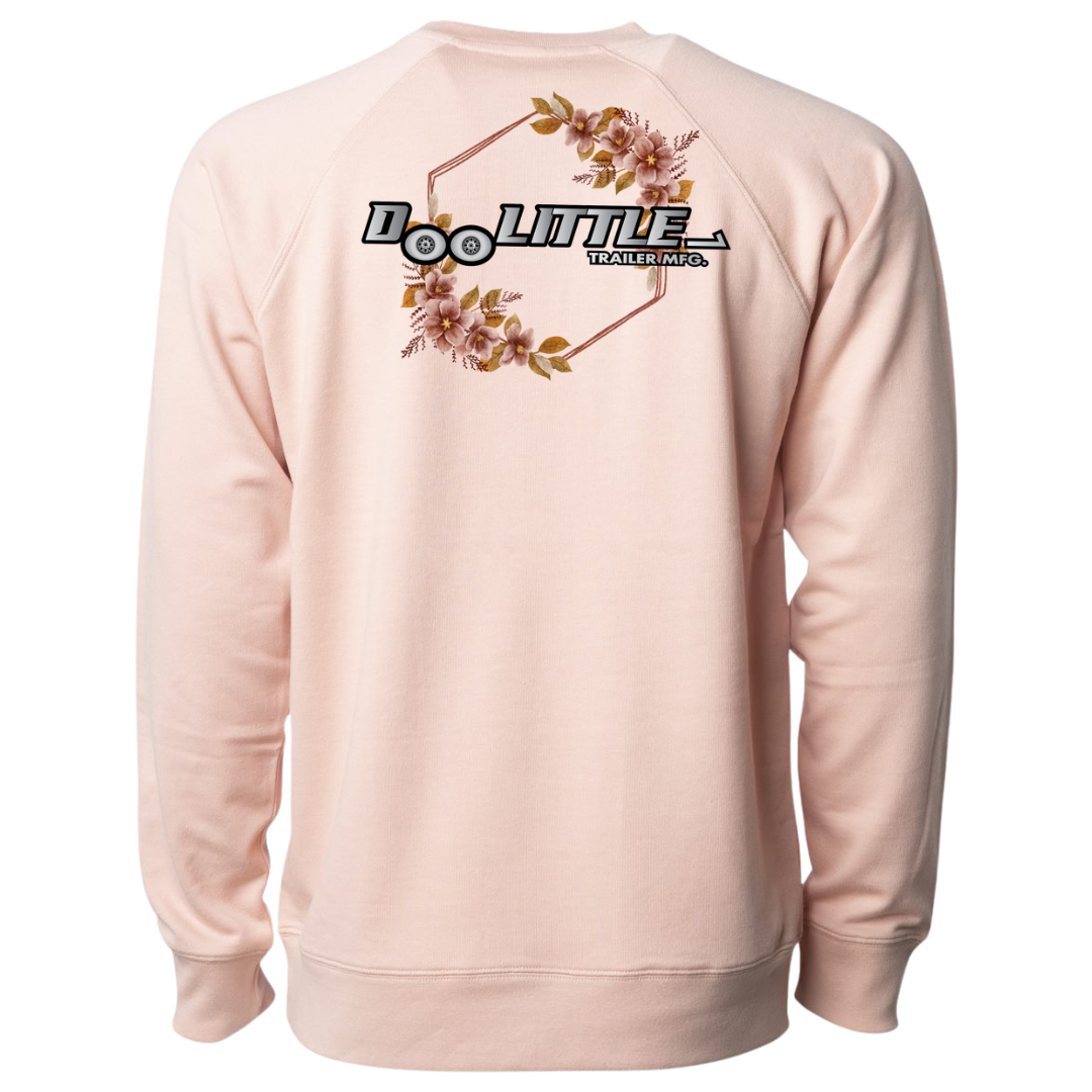 Pink Sweatshirt with Doolittle logo