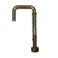 Metal j hook for dump trailers