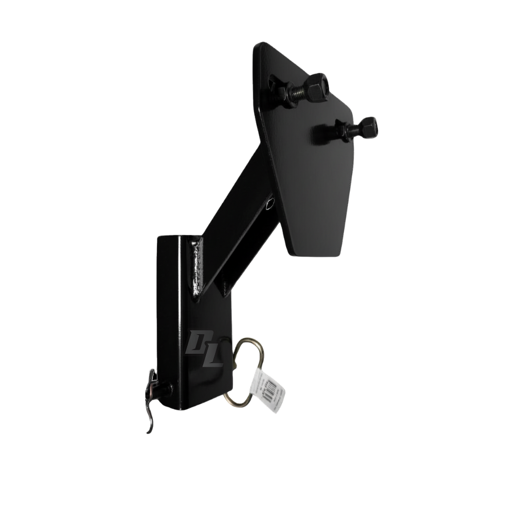 black stake pocket standard tire mount for trailers