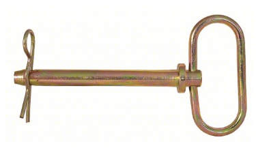 hitch pin with cotter for trailers