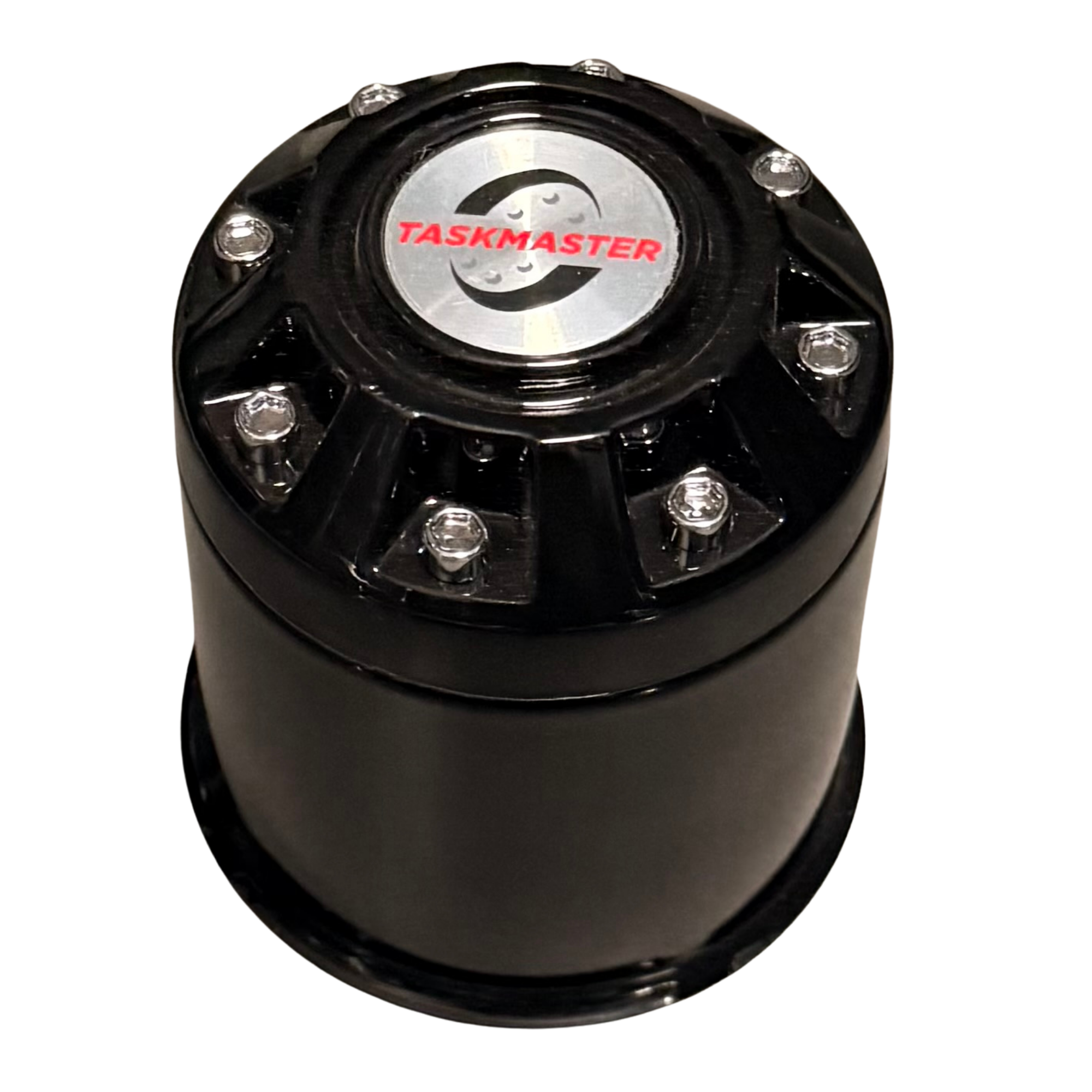 Black Task master center cap