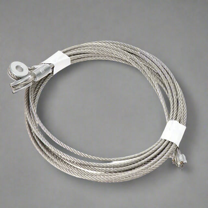 Cargo Trailer 2PCS 150" Enclosed Ramp Door Cable Replacement Door Ramp