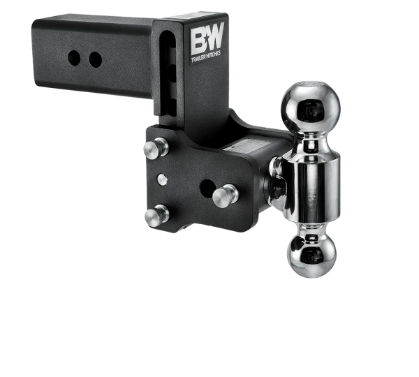 Tow hitch with ball and black 