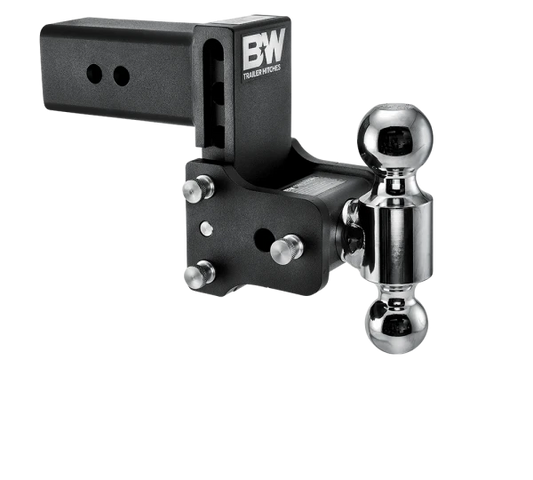 Tow hitch with ball and black 