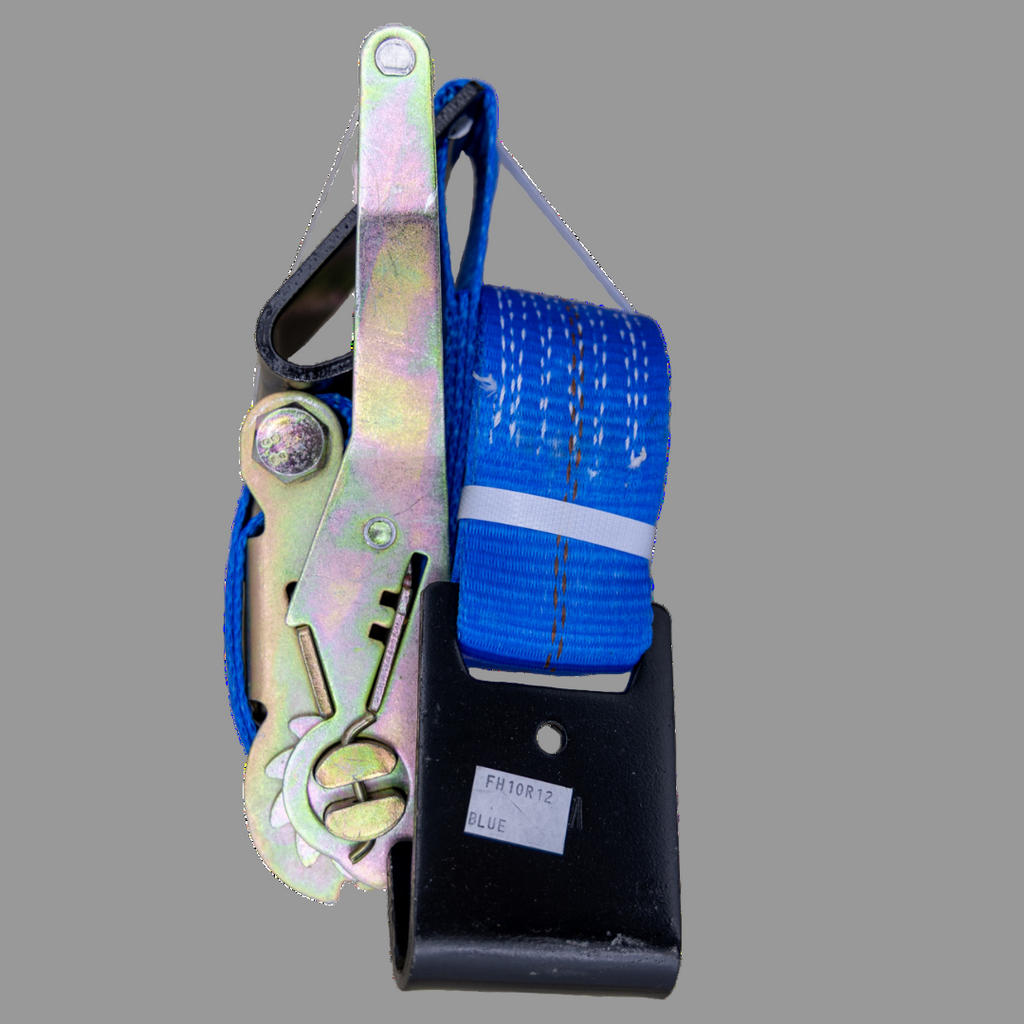 Tow Strap; Blue Ratchet Strap