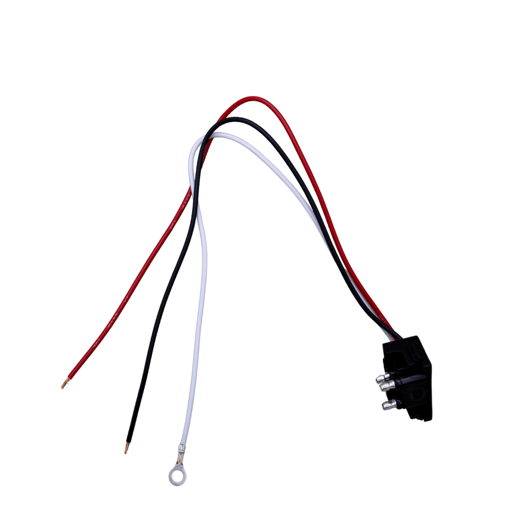 red black white wire connector