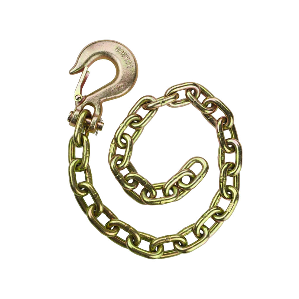 Gold chain with a hook